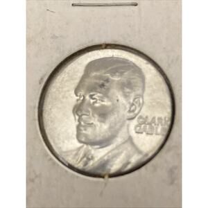 1933 MGM Clark Gable "Hold Your Man" Popsicle Token Medal Coin 23.5mm Aluminum